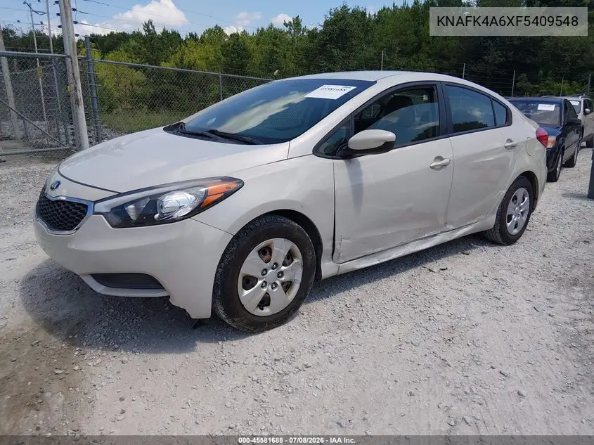 2015 Kia Forte Lx VIN: KNAFK4A6XF5409548 Lot: 45581688