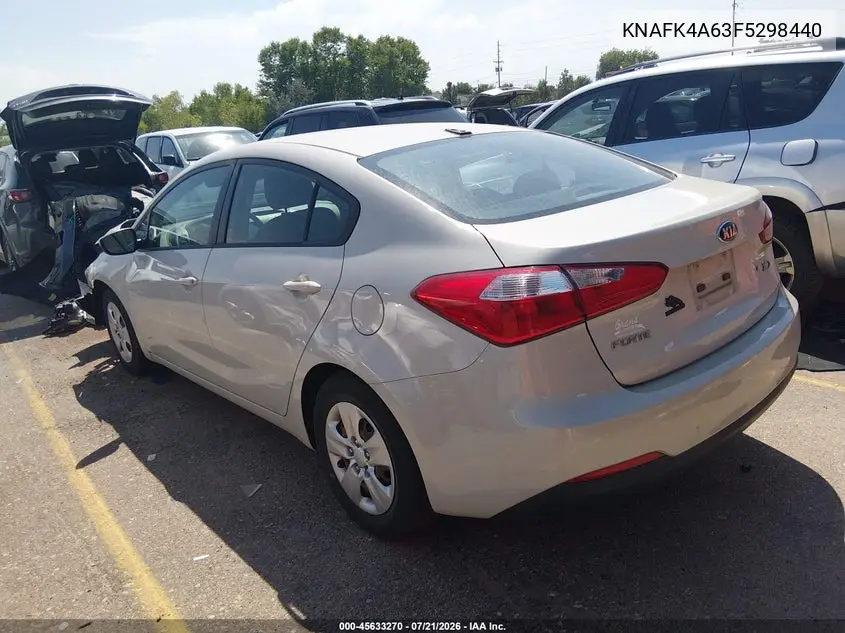 2015 Kia Forte Lx VIN: KNAFK4A63F5298440 Lot: 45633270