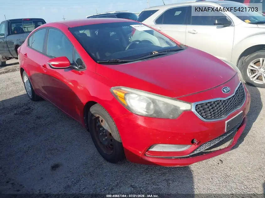 2015 Kia Forte Lx VIN: KNAFX4A6XF5421703 Lot: 45687384