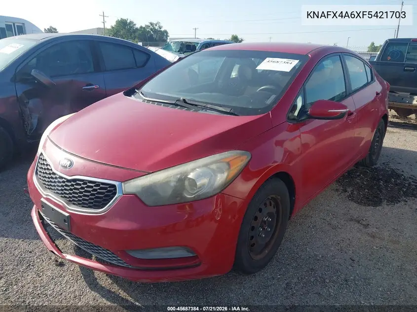 2015 Kia Forte Lx VIN: KNAFX4A6XF5421703 Lot: 45687384