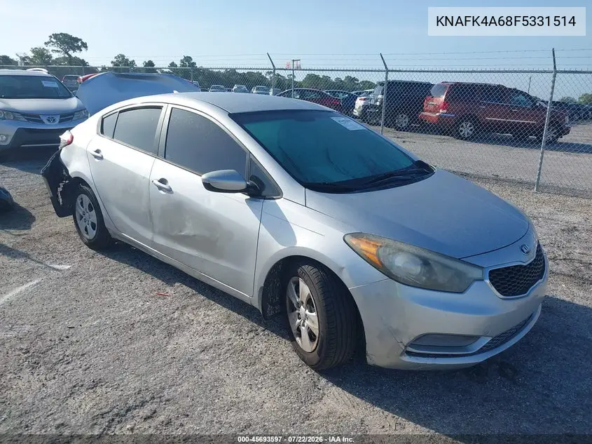 2015 Kia Forte Lx VIN: KNAFK4A68F5331514 Lot: 45693597