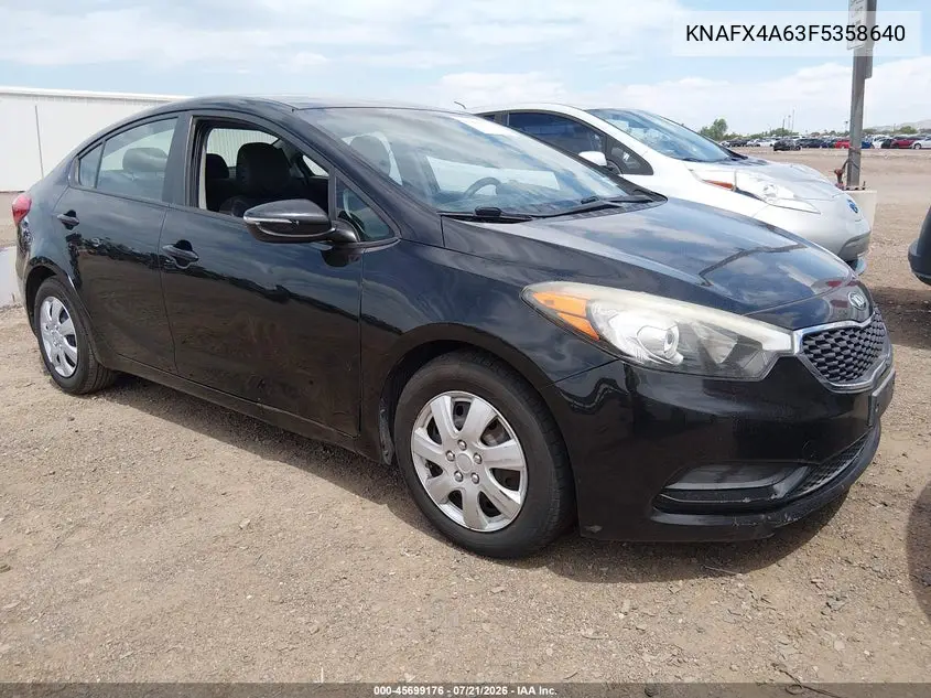 2015 Kia Forte Lx VIN: KNAFX4A63F5358640 Lot: 45699176