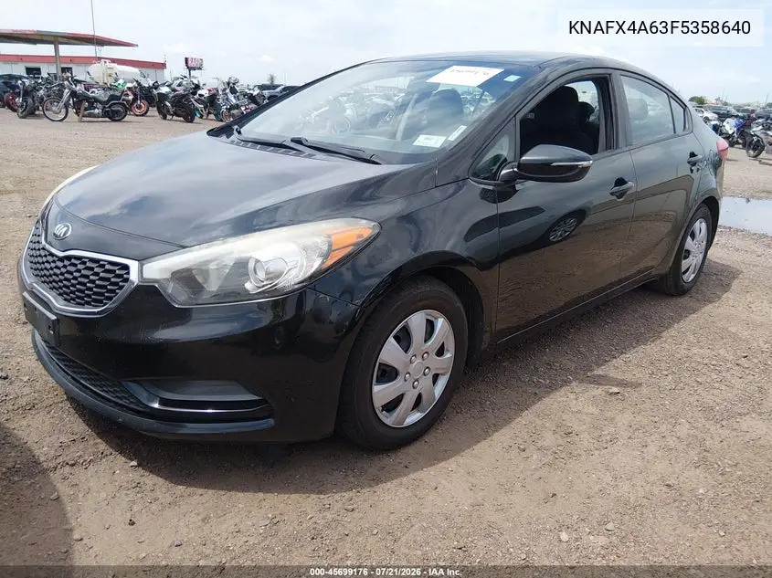 2015 Kia Forte Lx VIN: KNAFX4A63F5358640 Lot: 45699176
