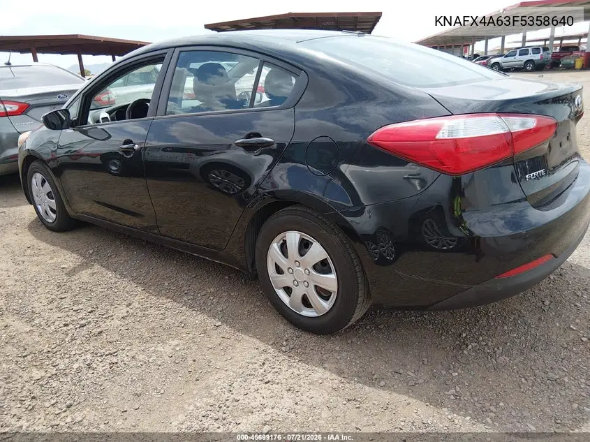 2015 Kia Forte Lx VIN: KNAFX4A63F5358640 Lot: 45699176