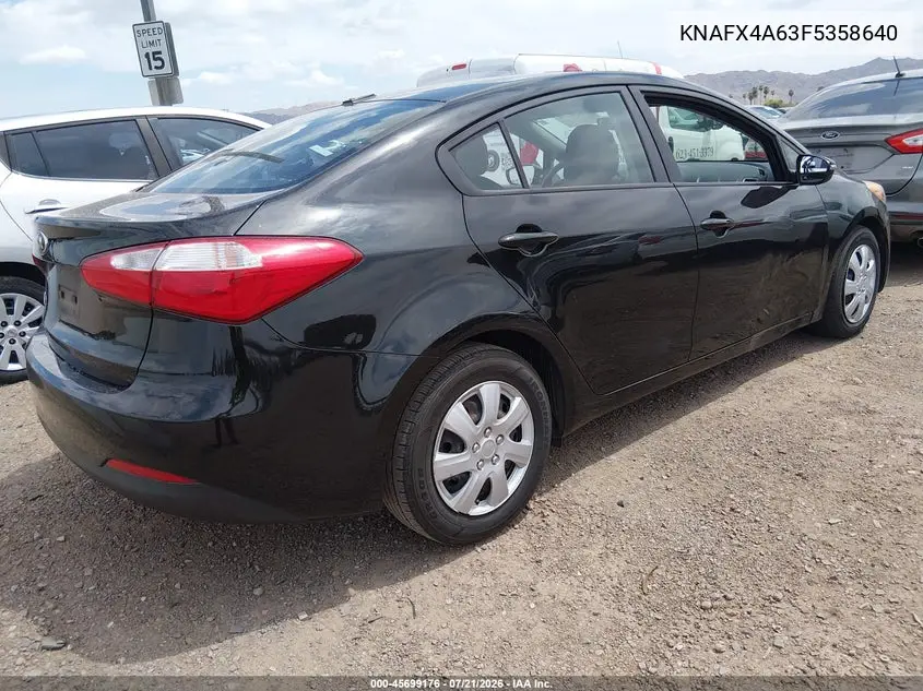 2015 Kia Forte Lx VIN: KNAFX4A63F5358640 Lot: 45699176