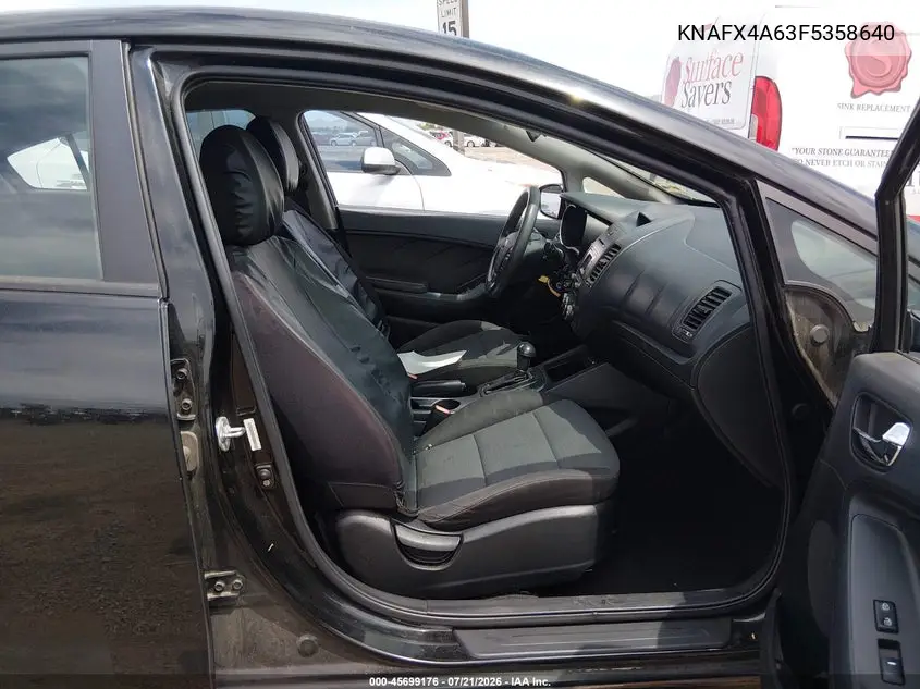 2015 Kia Forte Lx VIN: KNAFX4A63F5358640 Lot: 45699176