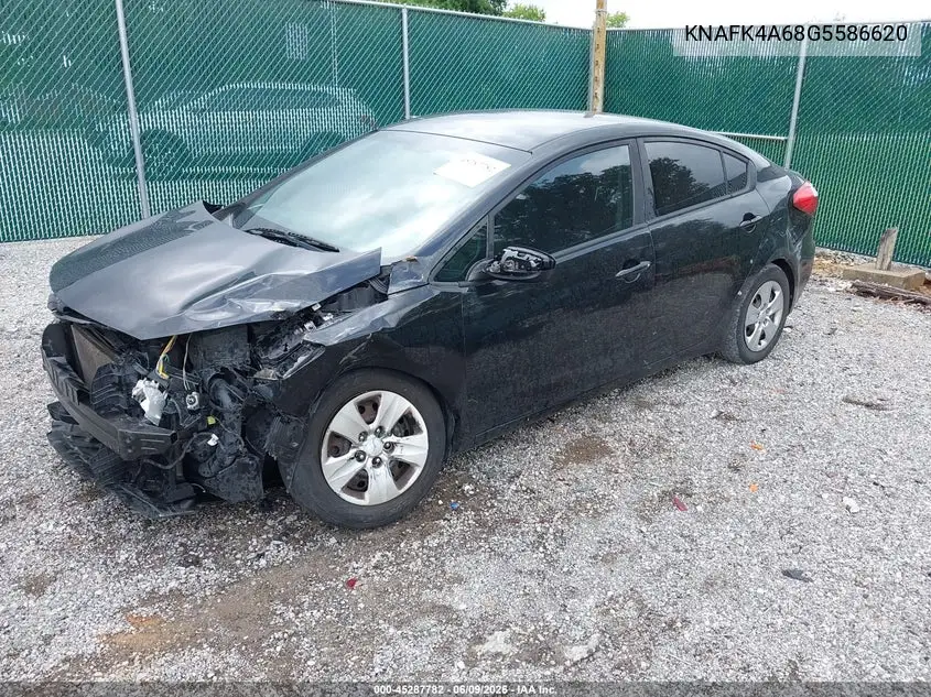 2016 Kia Forte Lx VIN: KNAFK4A68G5586620 Lot: 45287782