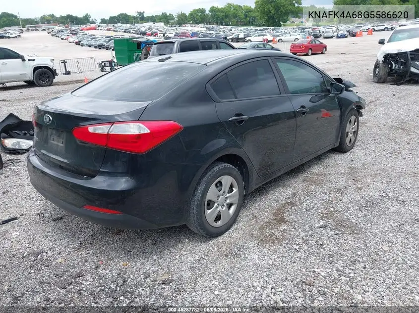 2016 Kia Forte Lx VIN: KNAFK4A68G5586620 Lot: 45287782