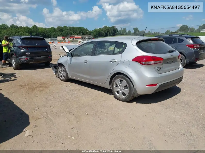 2016 Kia Forte Lx VIN: KNAFK5A84G5654497 Lot: 45565546