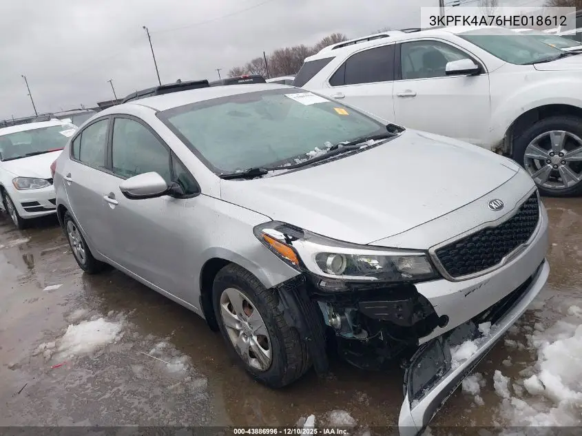 3KPFK4A76HE018612 2017 Kia Forte Lx