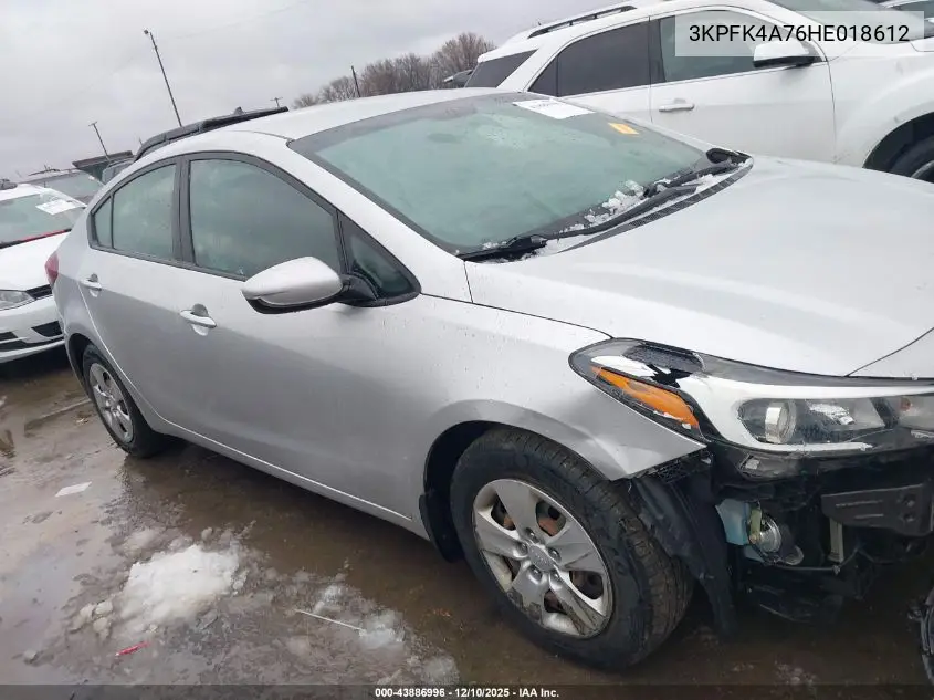 3KPFK4A76HE018612 2017 Kia Forte Lx