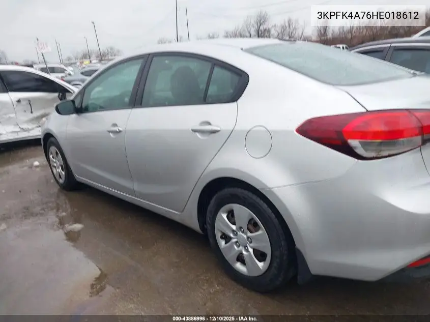 3KPFK4A76HE018612 2017 Kia Forte Lx