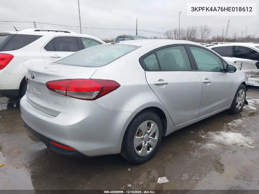 3KPFK4A76HE018612 2017 Kia Forte Lx