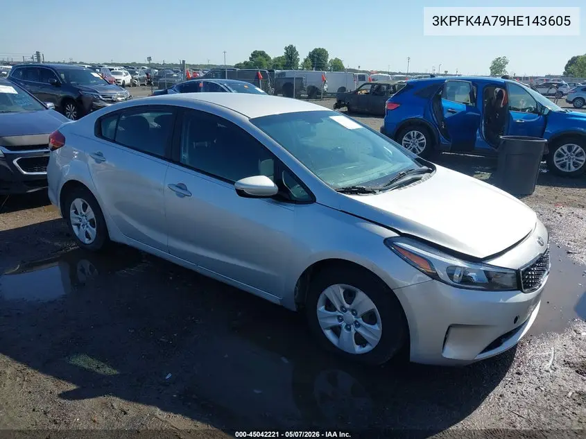 3KPFK4A79HE143605 2017 Kia Forte Lx