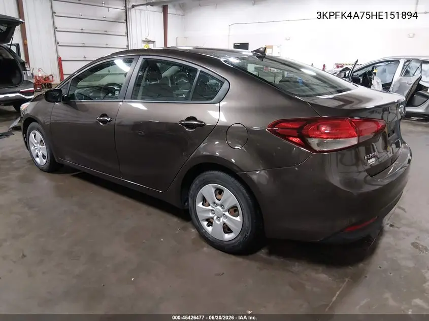 2017 Kia Forte Lx VIN: 3KPFK4A75HE151894 Lot: 45426477