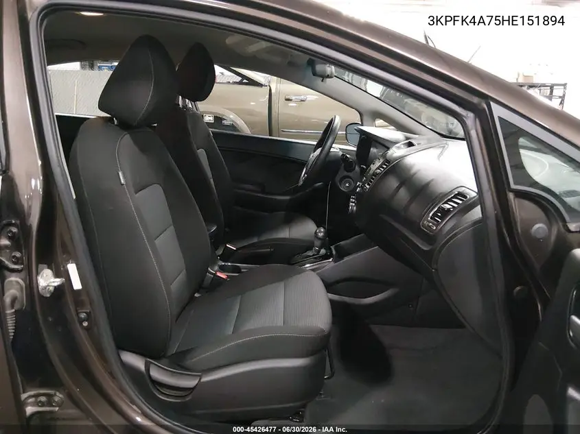 2017 Kia Forte Lx VIN: 3KPFK4A75HE151894 Lot: 45426477