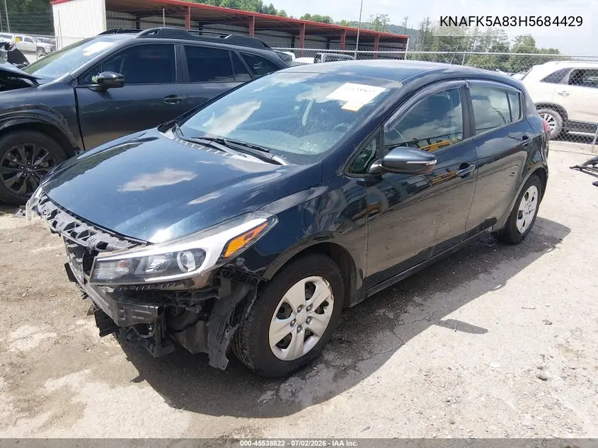 2017 Kia Forte Lx VIN: KNAFK5A83H5684429 Lot: 45538822