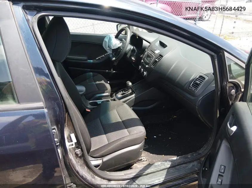 2017 Kia Forte Lx VIN: KNAFK5A83H5684429 Lot: 45538822