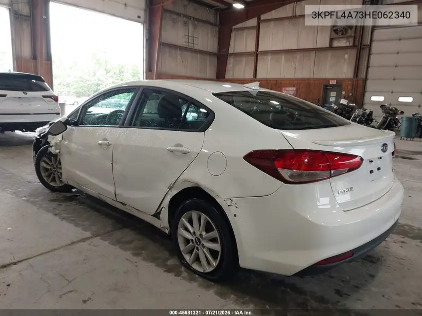 2017 Kia Forte S VIN: 3KPFL4A73HE062340 Lot: 45681321