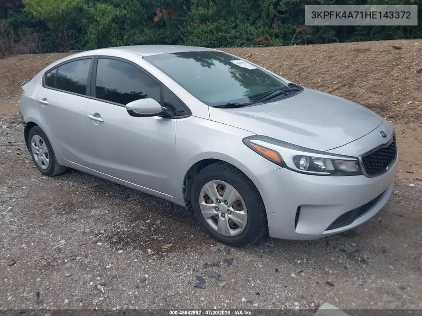2017 Kia Forte Lx VIN: 3KPFK4A71HE143372 Lot: 45682992