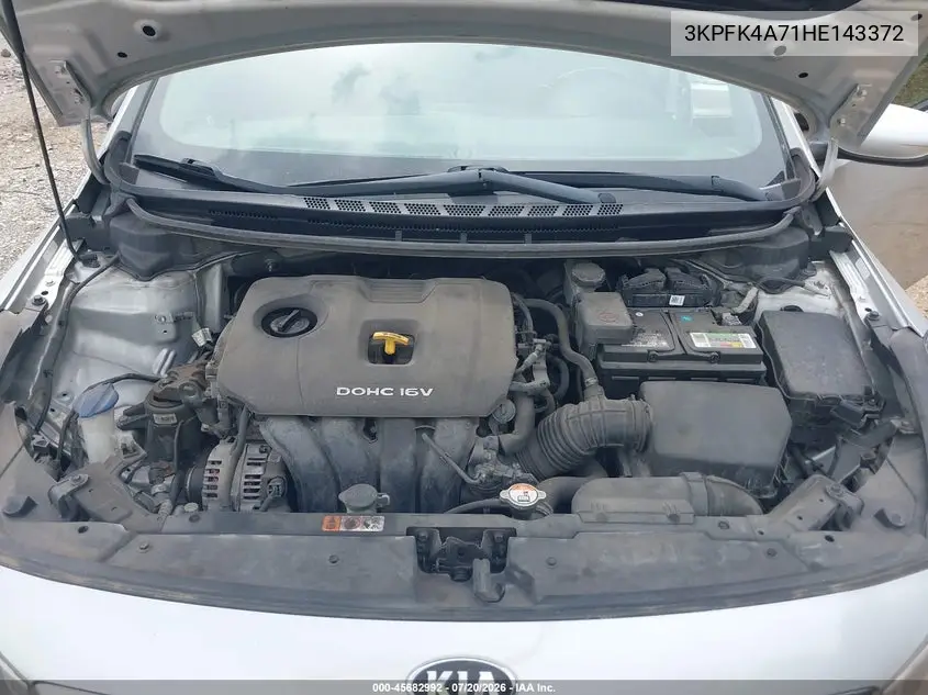 2017 Kia Forte Lx VIN: 3KPFK4A71HE143372 Lot: 45682992