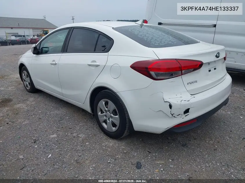 2017 Kia Forte Lx VIN: 3KPFK4A74HE133337 Lot: 45683524