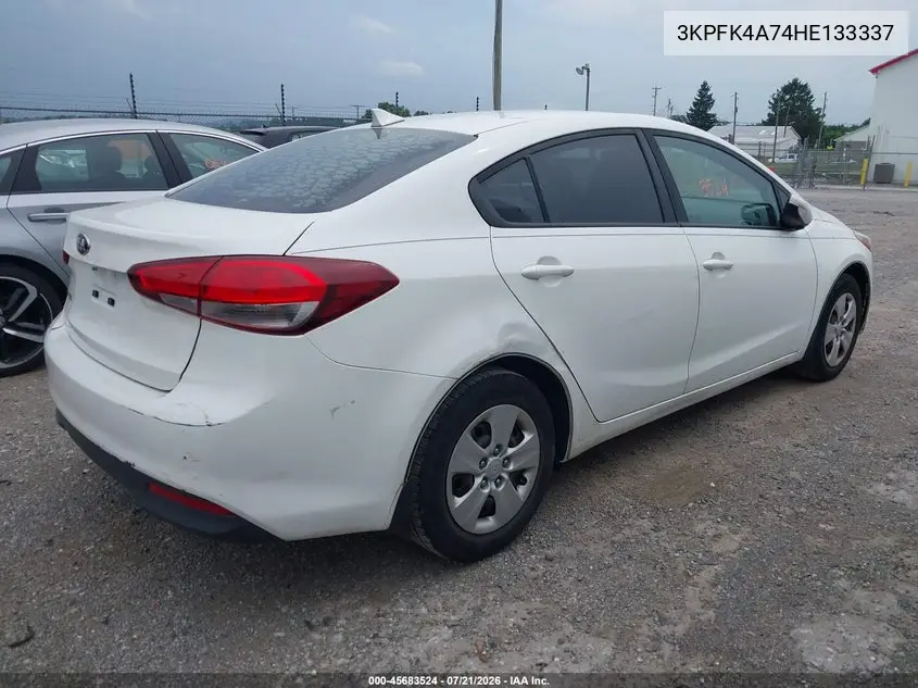 2017 Kia Forte Lx VIN: 3KPFK4A74HE133337 Lot: 45683524