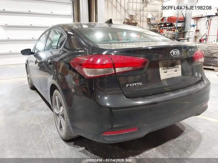 2018 Kia Forte VIN: 3KPFL4A76JE198208 Lot: 30092456