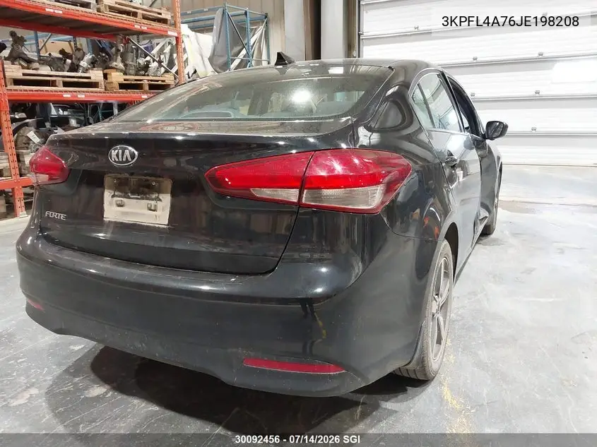 2018 Kia Forte VIN: 3KPFL4A76JE198208 Lot: 30092456