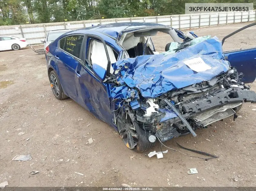 3KPFK4A75JE195853 2018 Kia Forte Lx
