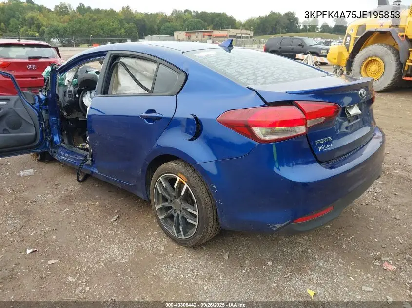 3KPFK4A75JE195853 2018 Kia Forte Lx