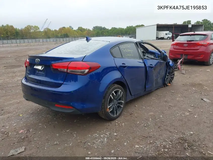 3KPFK4A75JE195853 2018 Kia Forte Lx