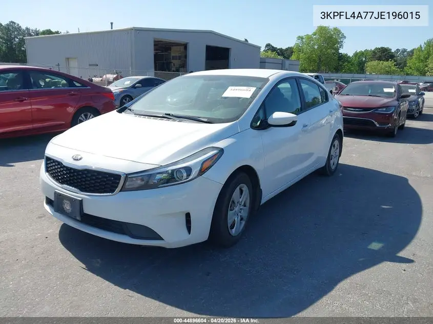 3KPFL4A77JE196015 2018 Kia Forte Lx