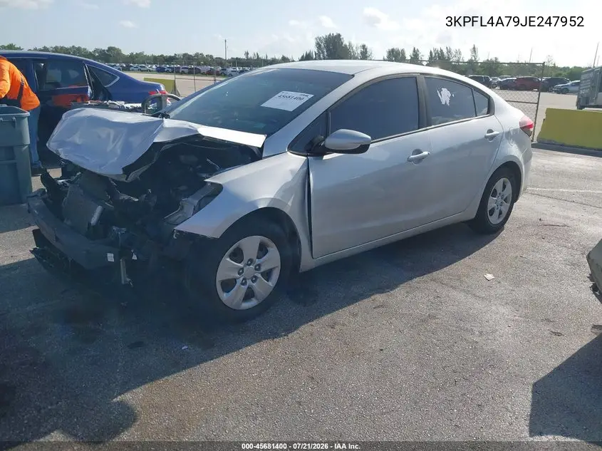 2018 Kia Forte Lx VIN: 3KPFL4A79JE247952 Lot: 45681400