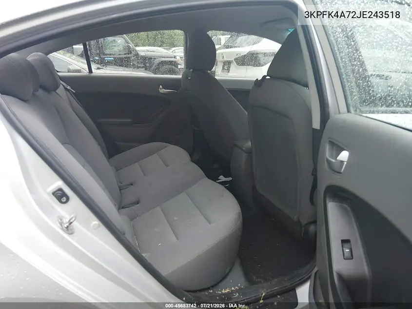 2018 Kia Forte Lx VIN: 3KPFK4A72JE243518 Lot: 45683742