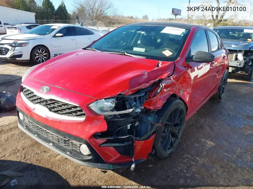 3KPF24AD9KE010100 2019 Kia Forte Lxs