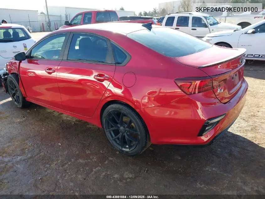 3KPF24AD9KE010100 2019 Kia Forte Lxs
