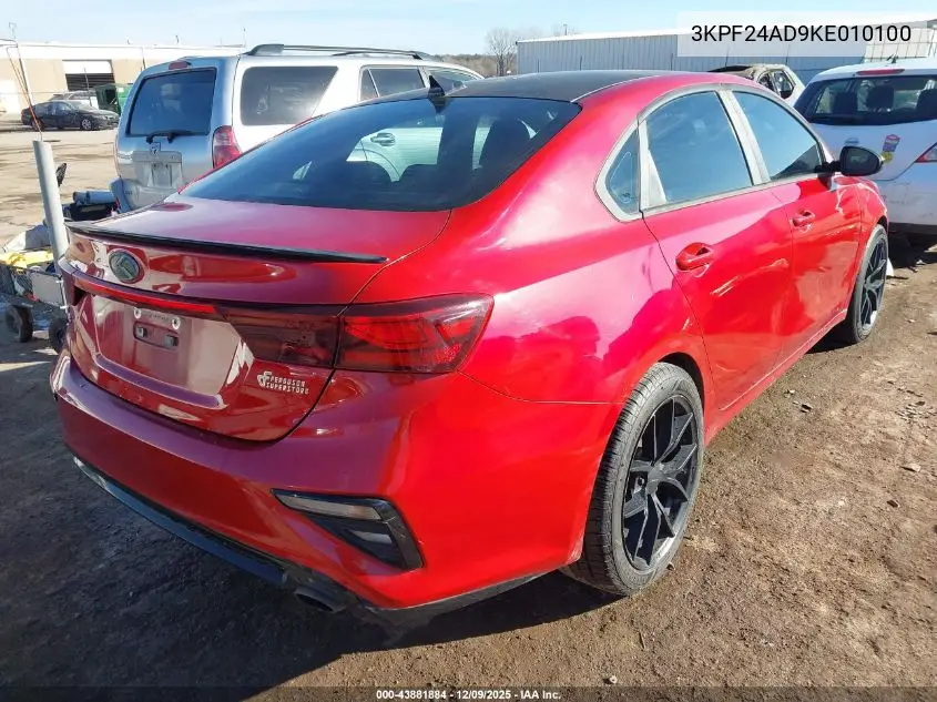3KPF24AD9KE010100 2019 Kia Forte Lxs