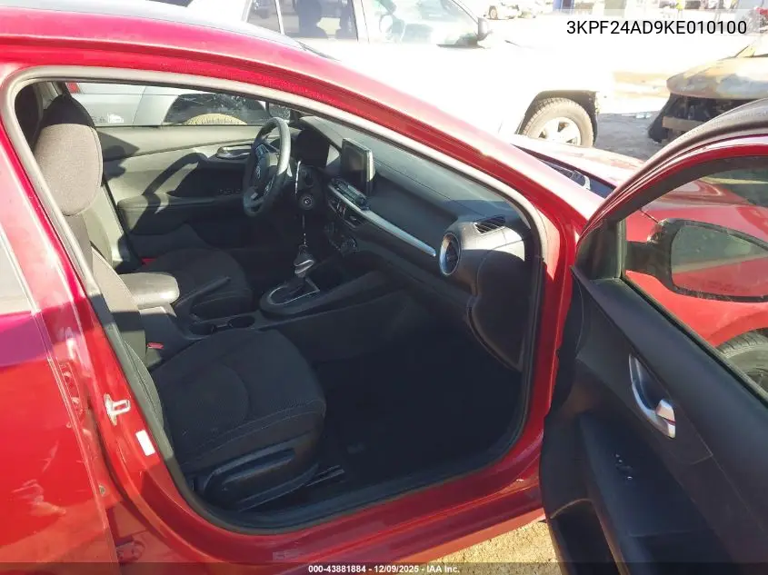 3KPF24AD9KE010100 2019 Kia Forte Lxs