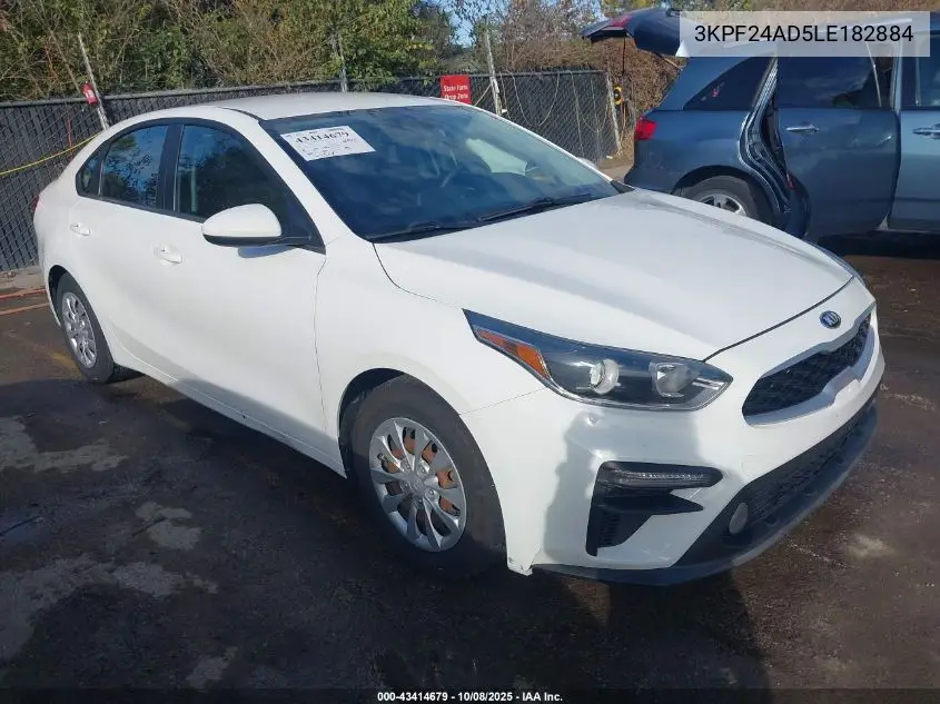3KPF24AD5LE182884 2020 Kia Forte Fe