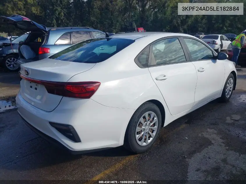 3KPF24AD5LE182884 2020 Kia Forte Fe