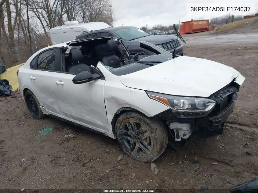 3KPF34AD5LE174037 2020 Kia Forte Gt-Line