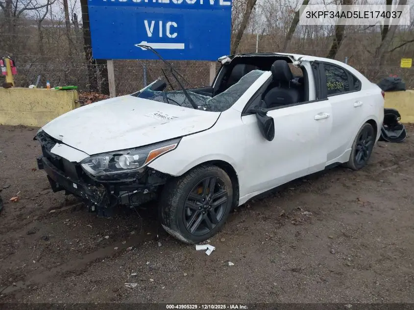 3KPF34AD5LE174037 2020 Kia Forte Gt-Line