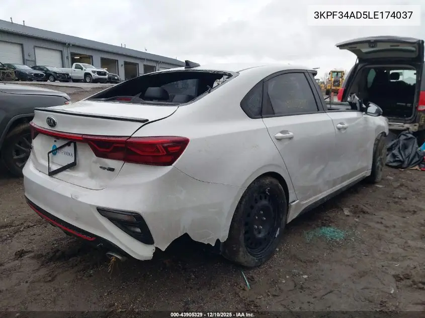 3KPF34AD5LE174037 2020 Kia Forte Gt-Line