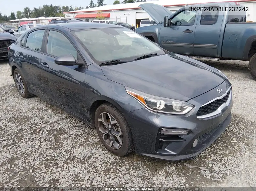 2020 Kia Forte Lxs VIN: 3KPF24AD8LE232242 Lot: 45584054