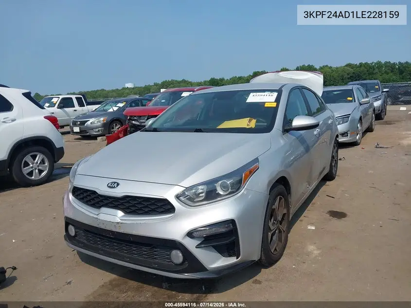 2020 Kia Forte Lxs VIN: 3KPF24AD1LE228159 Lot: 45594116