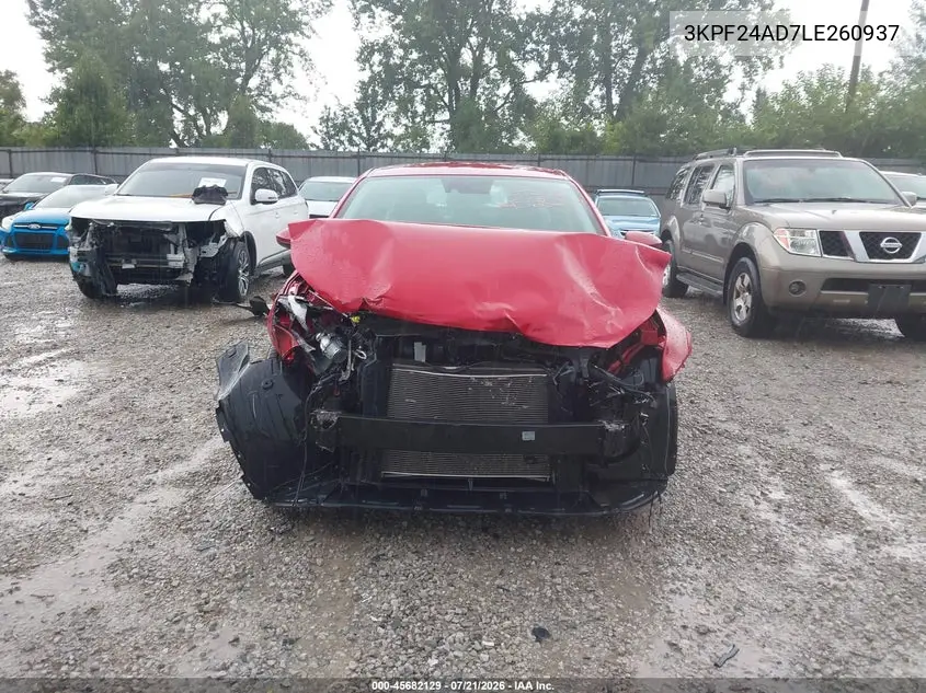 2020 Kia Forte Lxs VIN: 3KPF24AD7LE260937 Lot: 45682129