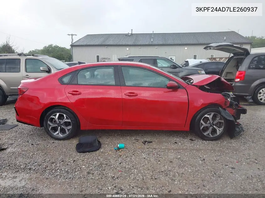 2020 Kia Forte Lxs VIN: 3KPF24AD7LE260937 Lot: 45682129