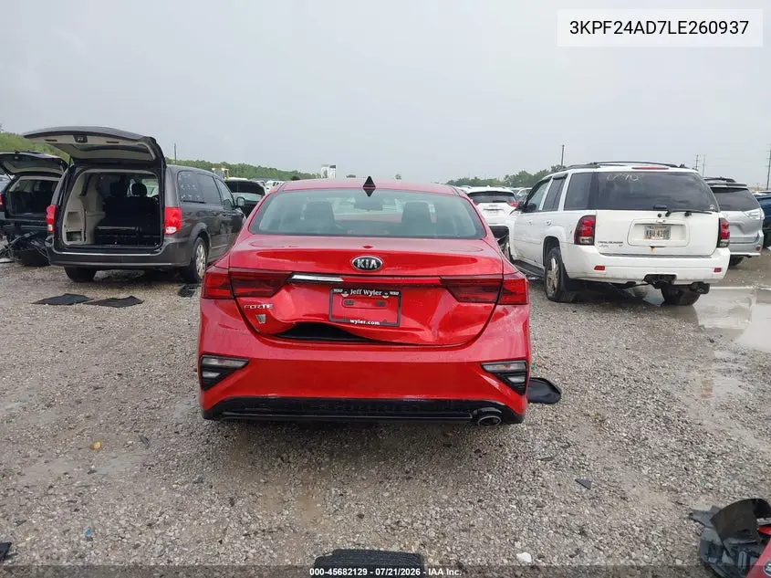 2020 Kia Forte Lxs VIN: 3KPF24AD7LE260937 Lot: 45682129