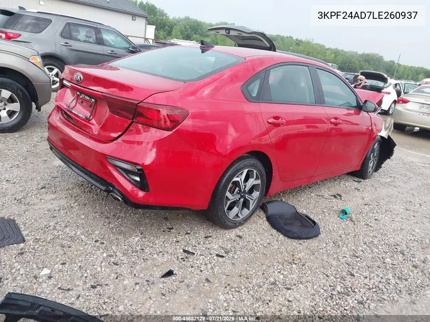 2020 Kia Forte Lxs VIN: 3KPF24AD7LE260937 Lot: 45682129